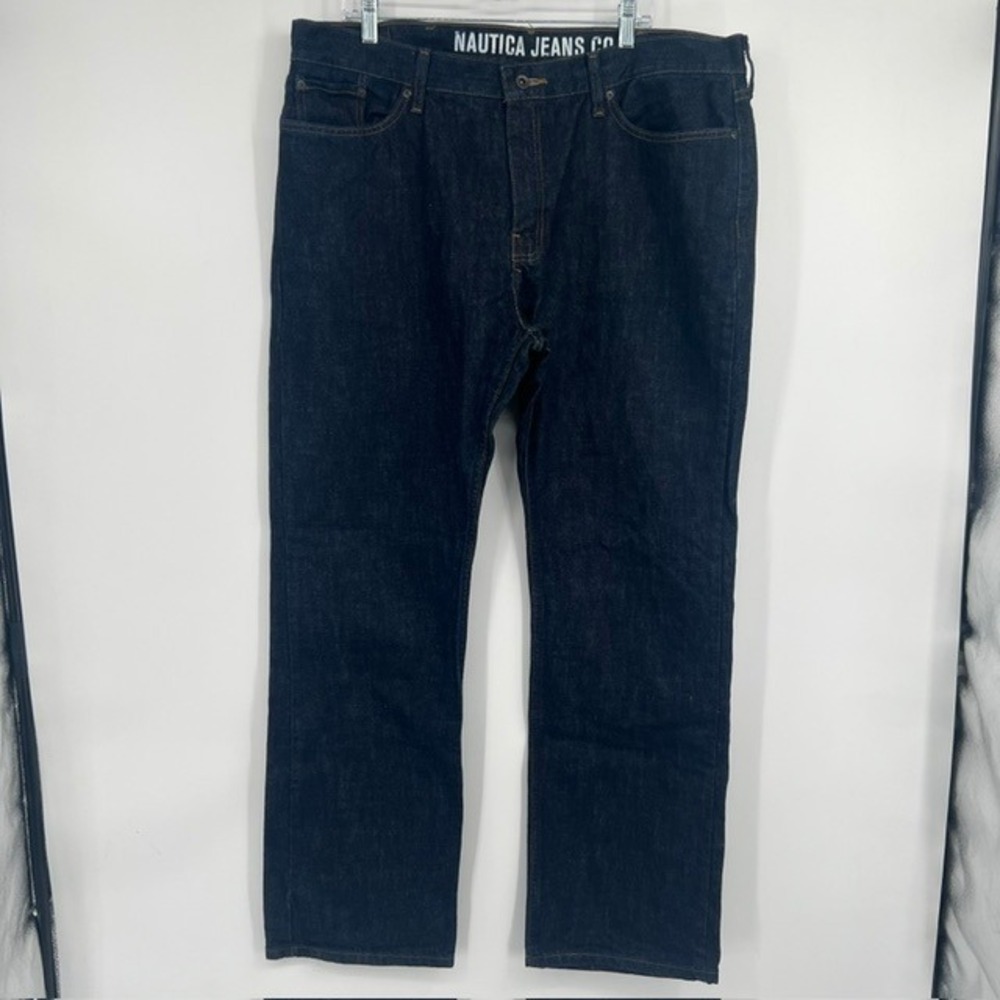 Nautica Jeans Co Men's‎ Dark Wash Bootcut Denim Jeans Size 40 x 34